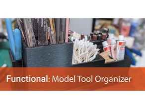 model tool organizer organization desktop holder models tools 3d print model - Mito3D