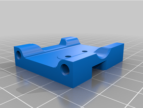 microswiss exoslide plaque arrière monter 3d imprimante pièces 3d print model - Mito3D