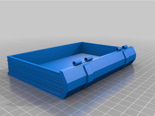 libro caja almacenamiento casa suministros 3D print model - Mito3D