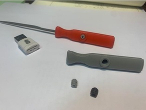 file handle setscrew hand tools 3d print model - Mito3D