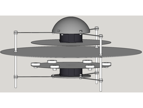 graviflyer Véhicules anti gravité 3d print model - Mito3D