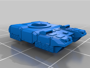 hover mlrs redesign vehicles cc command conquer nsfw science fiction tank 3d print model - Mito3D