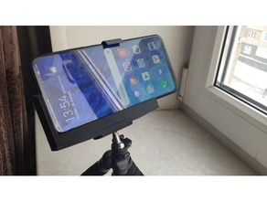 phone holder mount tripod monopod mobile 3d print model - Mito3D
