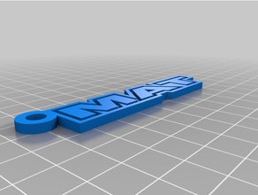 anahtarlık mat 3d 3d print model - Mito3D