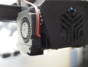 cooling fan holder creality cr-6 se printer 3d parts cr 6 3d print model - Mito3D