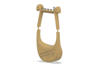 lyre instrument musique toys & games musical 3d print model - Mito3D