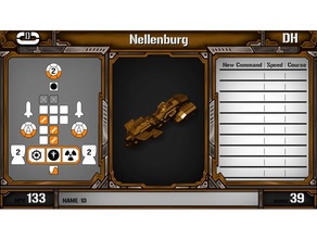dustcrawler heavy destroyer nellenburg games thrust spaceship tabletop 3d print model - Mito3D