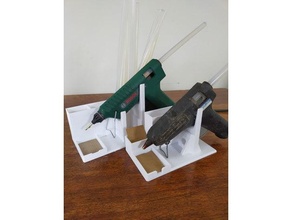 hot glue gun stand bosch tool holders & boxes 3d print model - Mito3D