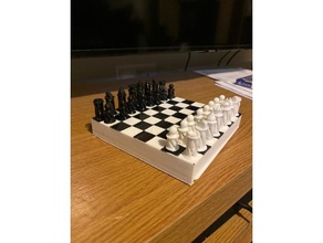 chess 3d printing piece set 3d print model - Mito3D