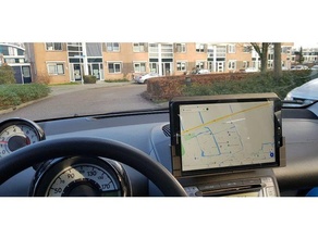 tablette titulaire soutien citro c1 peugeot 107 voiture Citroën navigation 3d print model - Mito3D