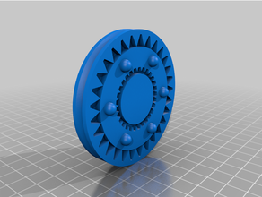 rueda ESCORNABOT Granata robotica retoescornabot 3d print model - Mito3D