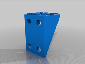 Lego Mauer mount4x4 Haushalt 3d print model - Mito3D