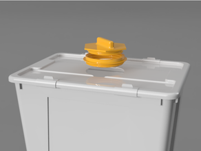 samla drybox dehydrator adapter 3d printer accessories ikea lid 3d print model - Mito3D