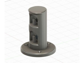 spulenhalter spoolholder 3d printer accessories 608 bearing ender3v2 ender 3 filament spool holder halter spule wall mount 3d print model - Mito3D