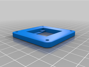 çerçeve 096 Oled Görüntüle elektronik ssd1306 3d print model - Mito3D