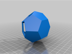 dodecahedron plant decor 3d print model - Mito3D