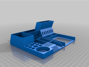desktop organizer office 3d print model - Mito3D