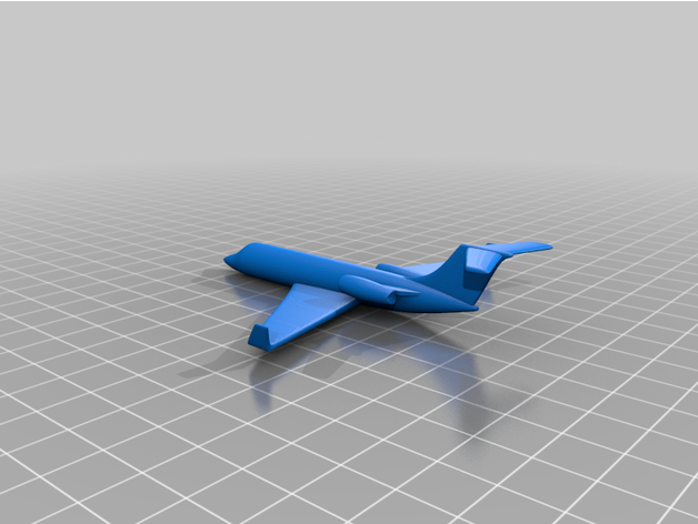 jet avion Véhicules 3D print model - Mito3D