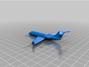 Jet Flugzeug Fahrzeuge 3d print model - Mito3D