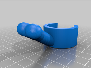 bone hook clip pets 3d print model - Mito3D