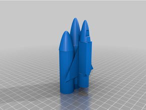 jp rocket ship 3d printing 3d print model - Mito3D