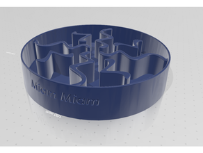 çanak anti obur v2 200mm Evcil Hayvanlar Chien 3d print model - Mito3D