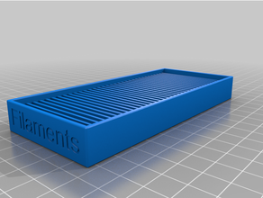 sample box filament 3d printer accessories 3d print model - Mito3D