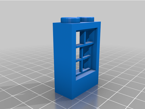 ventanas paraca exin castillos construcción juguetes 3d print model - Mito3D