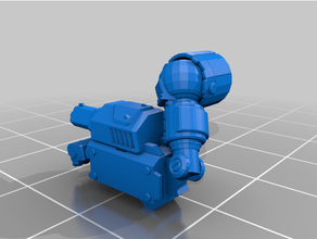 ceruberus modello robot americano mecha 3d print model - Mito3D