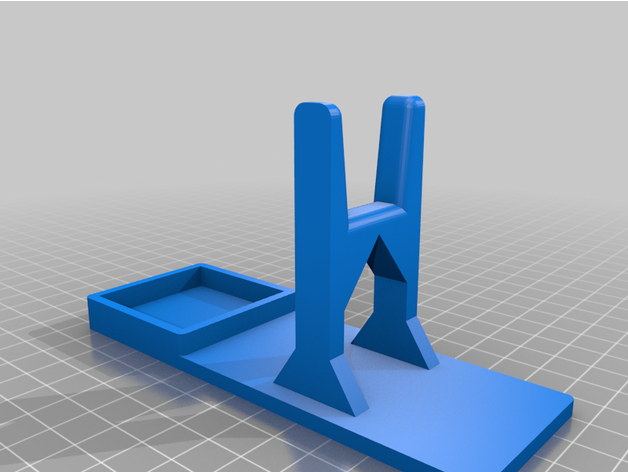 caldo sciogliersi colla pistola In piedi piccolo attrezzo titolari scatole 3D print model - Mito3D