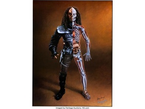 poup klingon au 1 3eme bjd versione v2 azione figura Bambola puntello carattere maschio uomini cranio stella trekking 3d print model - Mito3D