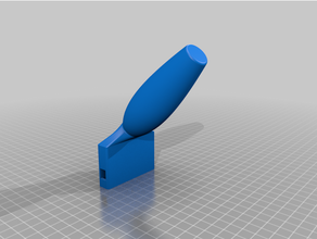 furminatore maniglia mano utensili 3d print model - Mito3D