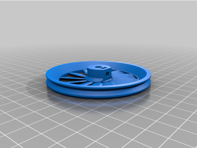 esneklik Rueda Türbin 3d baskı 3D print model - Mito3D