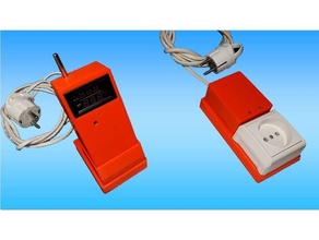 radio-socket controlled diy thermostat 3d print model - Mito3D
