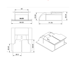 biplan prise doigt Souris g305 réenvelopper 3d print model - Mito3D