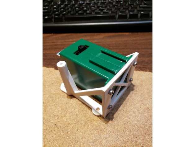 Schildkröte Stall Motor montieren Hobby 3D print model - Mito3D