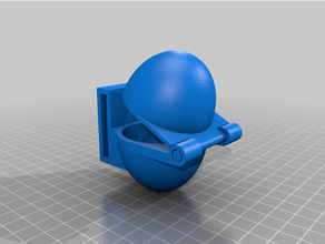taktik belt mounted Yumurta kılıf mandal araçlar kemer monte 3d print model - Mito3D