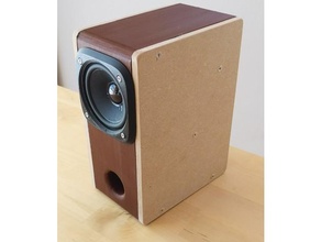 bluetooth bass-reflex speaker audio 3d print model - Mito3D