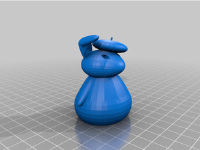 sophisticated bunny animals 3d print model - Mito3D