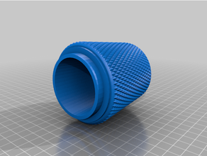 coffee powder cup funnel 3d printer accessories 58mm portafilter 3d print model - Mito3D
