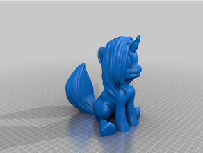 unicorn lamp decor 3d print model - Mito3D