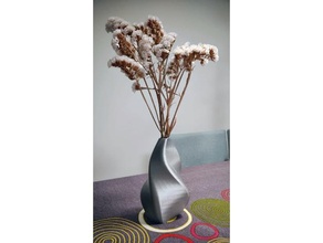 fuego florero sacudir forma llama decoración 3d print model - Mito3D