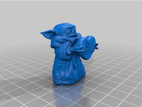 Yoda Skulpturen Baby Valentinstag 3d print model - Mito3D