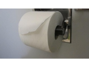 tp roll extender bathroom toilet paper holder 3d print model - Mito3D