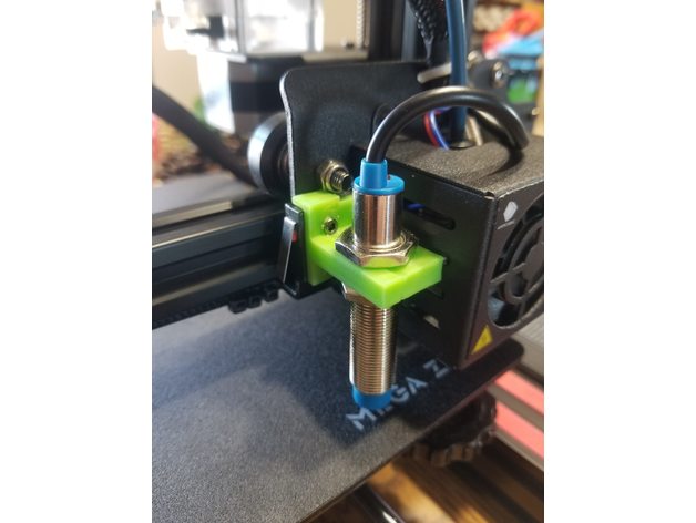 anycubic mega 12mm probe mount 3d printing 3D print model - Mito3D