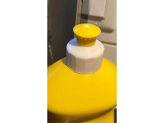 luce sole piatto detergente domestico cap 3D print model - Mito3D