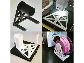 filament bobine titulaire soutien 3d imprimante accessoires 3d print model - Mito3D