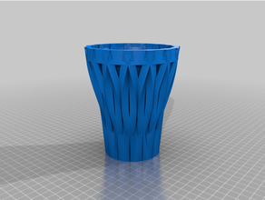 vase cup pedestal organizzazione arredamento piedistallo matita tazza 3d print model - Mito3D