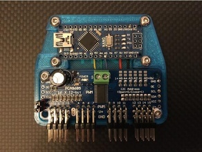 arduino nano pca9685 mounting bracket electronics 3d print model - Mito3D