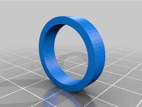 ring finger test size rings 3d print model - Mito3D